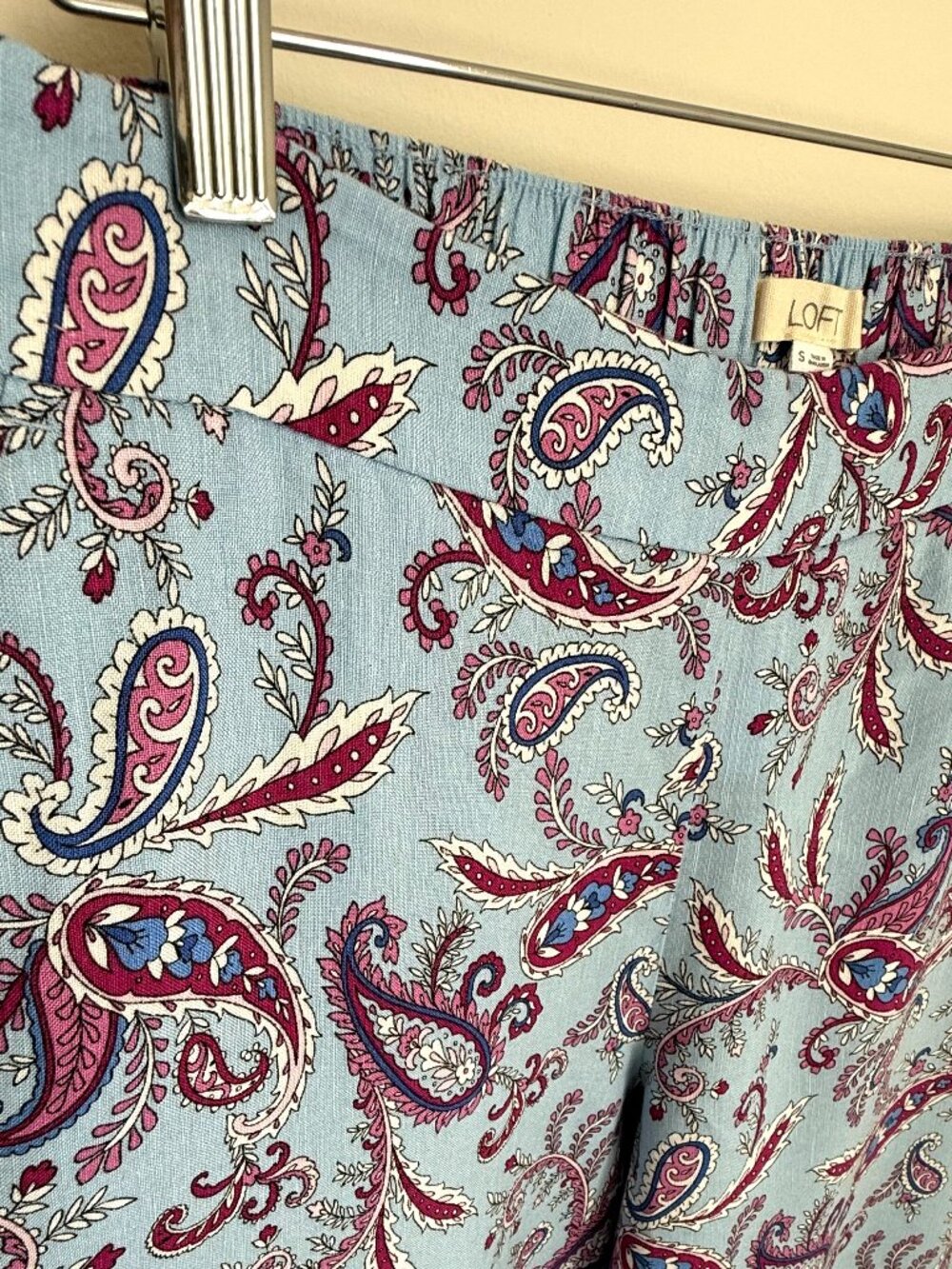 Paisley Flowy Wide Leg Pants